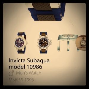 INVICTA MENS WATCH CRYSTAL FLAME INFUSED